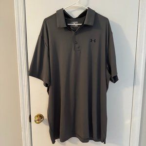Mens Under Armour Polo Gray 3XL